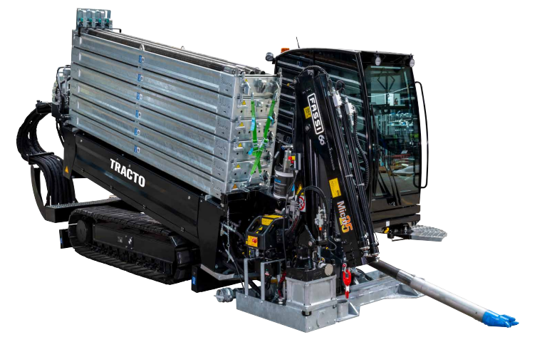 La Foreuse GRUNDODRILL 20 ACS est ultra performante pour opérer sur des chantiers complexes avec des sols rocheux. La flexibilité de la machine est dû au changement simplifié entre différents types de tiges.