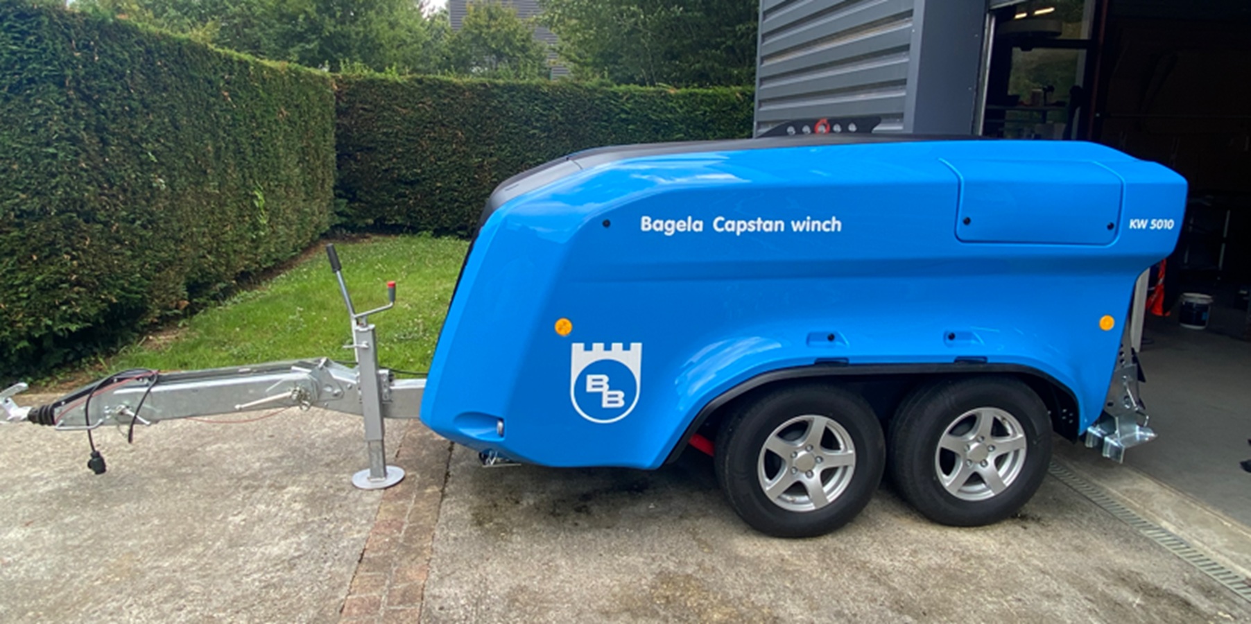 Treuil KW5010 utilisé pour la traction de réseaux sans tranchée