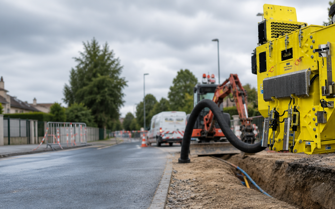 Aspiratrice sur pelle : l’excavation douce sur votre engin